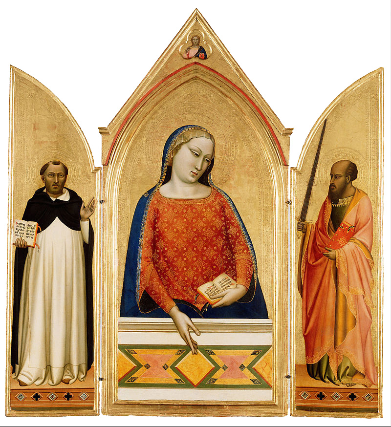 madonna and saints thomas aquinas and paul